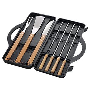 Set BBQ Maletín Negro