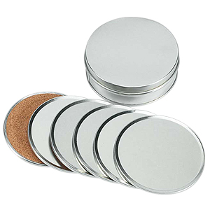 Set Posavasos de Aluminio