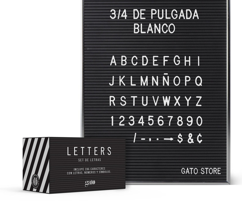 LETTERS 3/4"