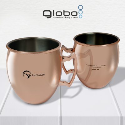 Set de 2 Mugs Encobrizados Martillados